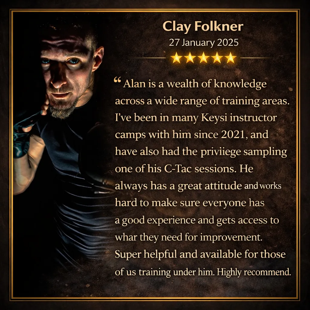 Testimonial from Clay Folkner about C Tac and instructor camp training