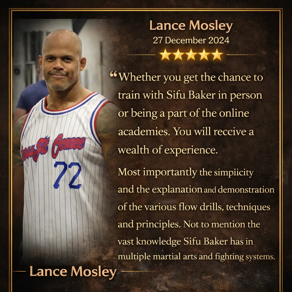 Testimonial from Lance Mosley about training with Alan Baker