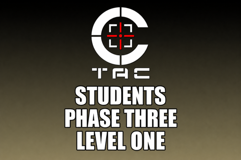 Student Level Introduction To Phase Three (The War Phase) Of The C-Tac Program