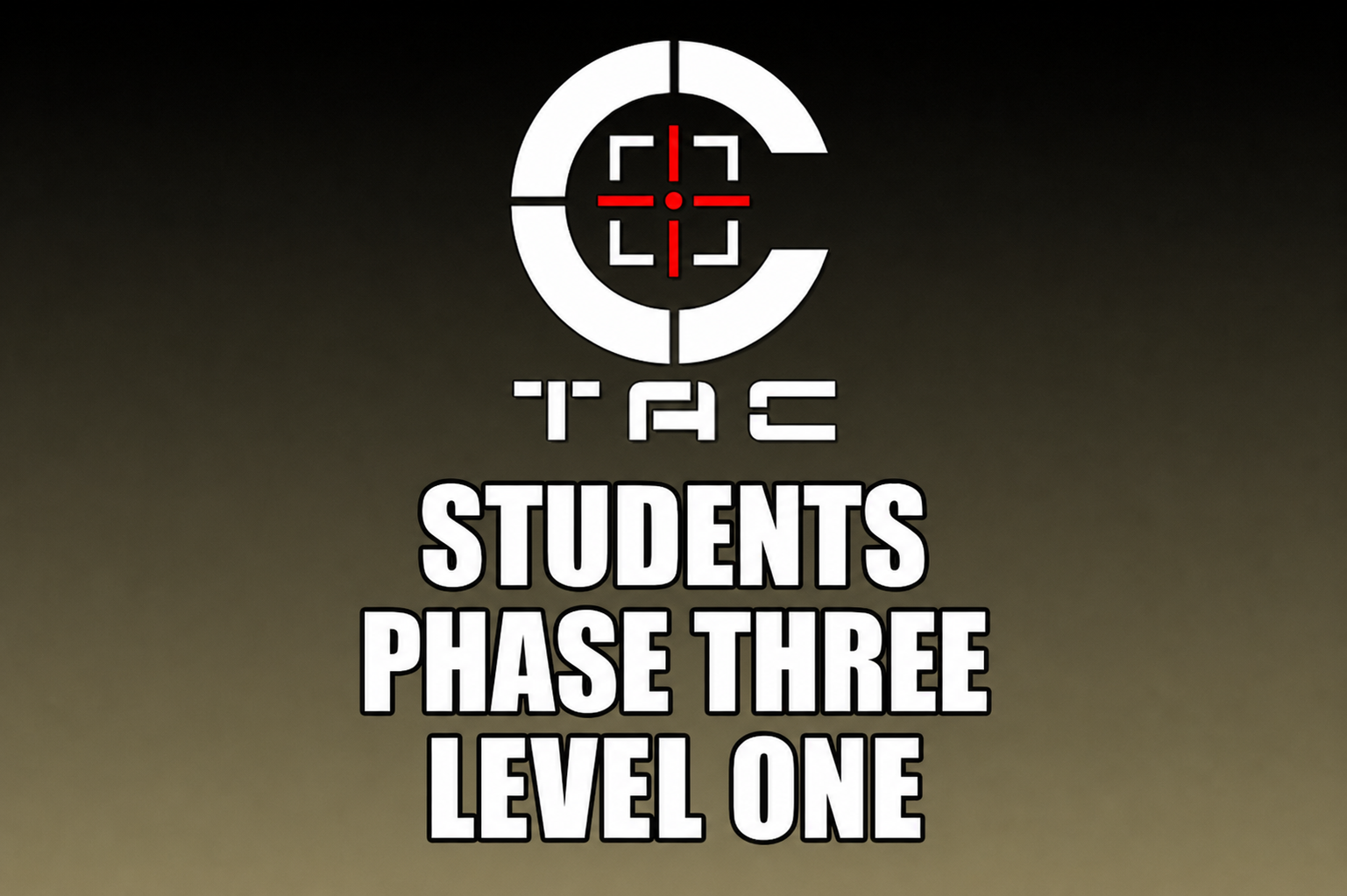 Student – Phase 3 – Level 1